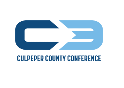 Culpeper County Conference logo that includes a C and 3 making an arrow.